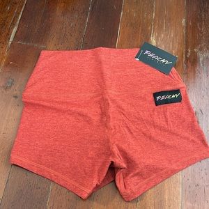 Peachy Athletic Shorts: Extra Peachy, Size Small